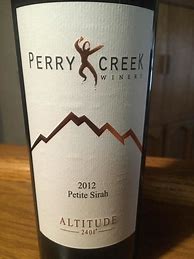 Image result for Perry Creek Petite Sirah Altitude: 2401 Fair Play Farms