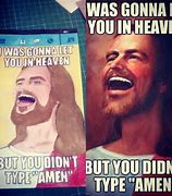 Image result for Laughing Jesus Meme