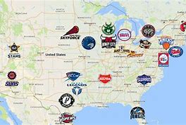 Image result for NBA Teams Karte