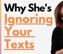 Image result for Ignoring Texts