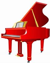 Image result for Red Piano Clip Art