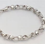 Image result for White Gold Men's Bracelet