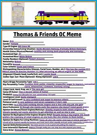 Image result for Thomas and Friends OC Meme