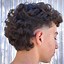 Image result for Curly Hair Part Men
