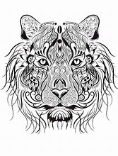 Image result for Adult Coloring Pages Full Size Printable Tiger