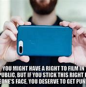 Image result for Man Filming with Phone Meme