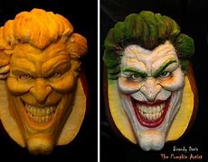 Image result for Joker Pumpkin Carving Stencils