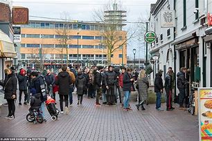 Image result for People Lining Up at a Coffee Shop