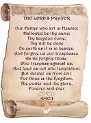 Image result for Free Printable Lord's Prayer