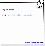 Image result for implaticable