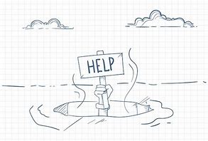 Image result for Asking for Help Drawing