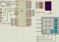 Image result for 8051 with LCD ND Key Pad