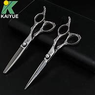 Image result for Silver Shiny Hair Scissors