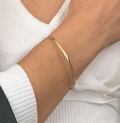 Image result for Simple Gold Bracelet with Shape