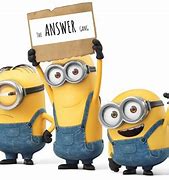 Image result for Minion Question Mark