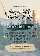 Image result for Bob Ross Birthday Invitations