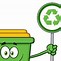 Image result for Green Recycle Bin Cartoon
