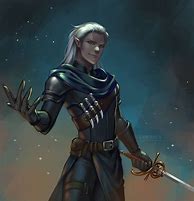 Image result for Drow Elf Male Fighter