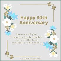 Image result for Quotes for 50th Wedding Anniversary