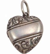 Image result for Love Heart Silver Key Chain