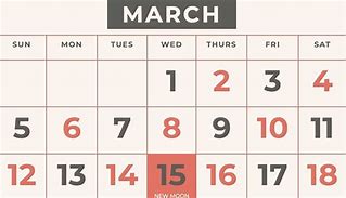 Image result for March 8 Calendar