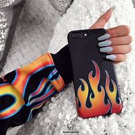 Image result for iPhone Clear Phone Case with Flame