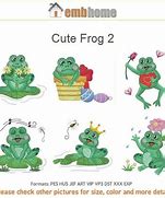 Image result for Cute Frogs to Embroidery