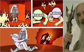 Image result for Saruman Meme
