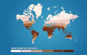Image result for Human Skin Color World Map