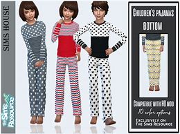 Image result for Sims 4 Kids Footed Pajamas