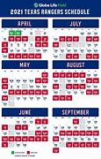 Image result for Texas Rangers Game Schedule
