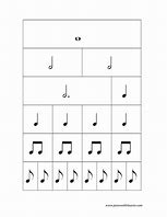 Image result for Piano Note Values