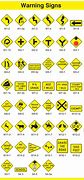 Image result for Road Signs List