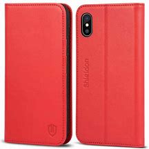 Image result for Genuine Leather Wallet Case iPhone X