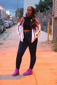 Image result for Windbreaker Jacket Outfit