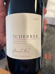 Image result for Scherrer Pinot Noir Sonoma County
