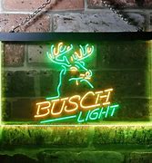 Image result for Busch Light Tractor Neon Sign