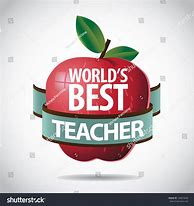 Image result for World Best Teacher Apple Clip Art