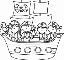 Image result for Pirate Outline Clip Art Black and White
