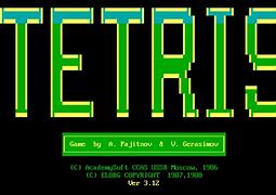 Image result for Tetris IBM PC