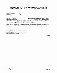 Image result for Notary Acknowledgement Form