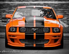 Image result for Orange Mustangs