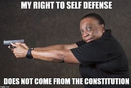 Image result for Self-Defense Gun Meme
