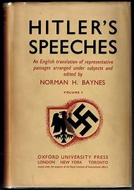 Image result for Hitler's Speeches Book