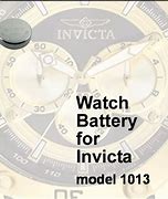 Image result for Invicta Watch Battery Replacement