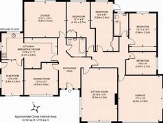 Image result for 4 Bedroom House Floor Plans