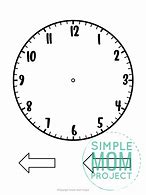 Image result for Clock Template with Minutes