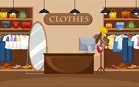 Image result for Kids Clothes Shop Cartoon