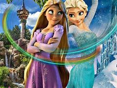 Image result for Frozen Elsa and Rapunzel