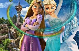 Image result for Frozen Elsa Anna Rapunzel